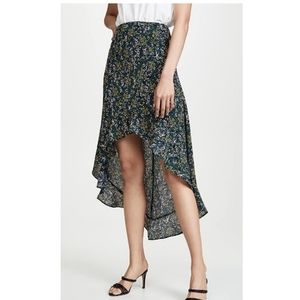 High Low Floral Skirt by The Fifth Label